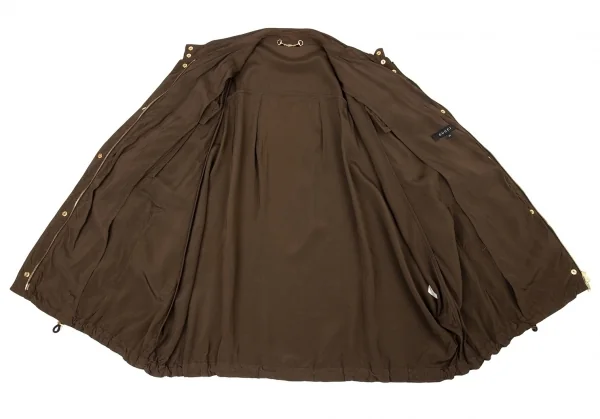 グッチGUCCI ミリタリーデザインドルマンジャケット 茶S K-94380_012