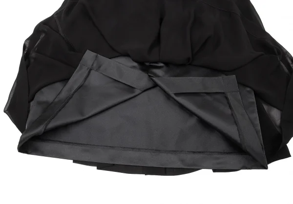 COMME des GARCONS Pleats See-through Layered Skirt K-94393_010