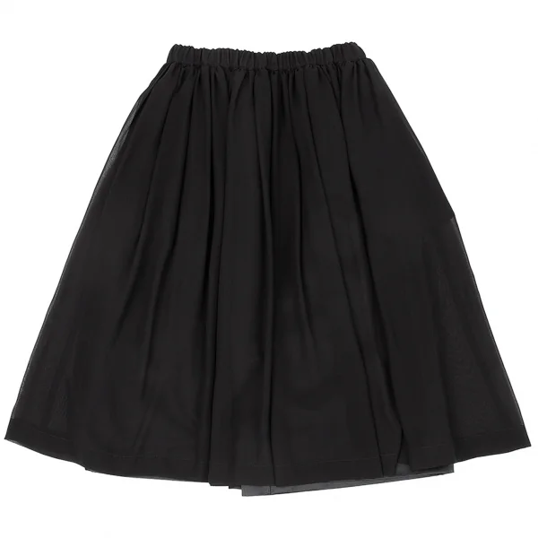 COMME des GARCONS Pleats See-through Layered Skirt K-94393_002