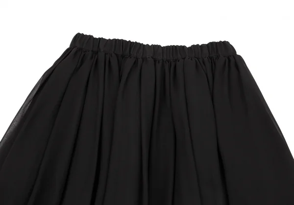 COMME des GARCONS Pleats See-through Layered Skirt K-94393_003