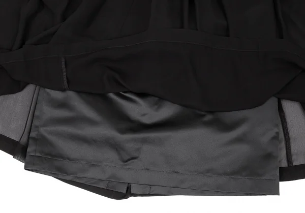 COMME des GARCONS Pleats See-through Layered Skirt K-94393_007