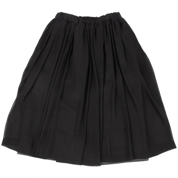 COMME des GARCONS Pleats See-through Layered Skirt K-94393_008