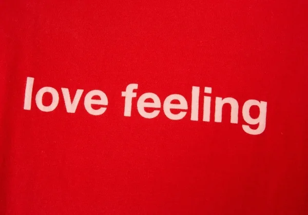 ジュンヤワタナベマン コムデギャルソンJUNYA WATANABE MAN COMME des GARCONSメッセージプリントレゲェTシャツ 赤M K-94469_007