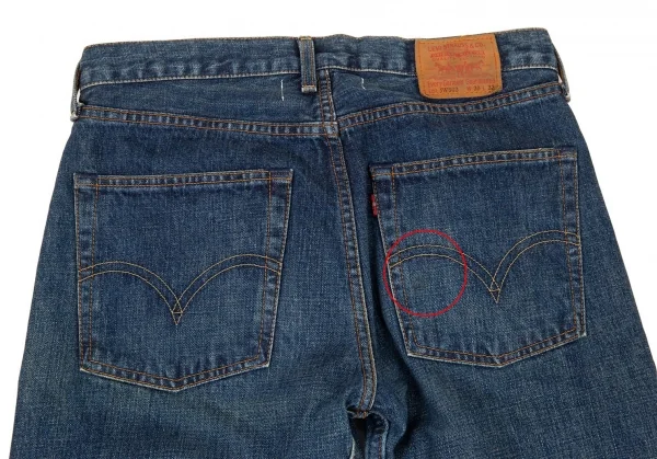 ジュンヤワタナベマン コムデギャルソン Levi's 503 コルソコモプリントデニムパンツ インディゴ30 K-94471_012