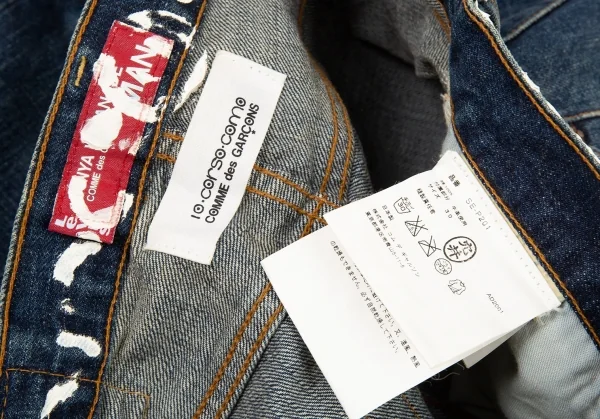 ジュンヤワタナベマン コムデギャルソン Levi's 503 コルソコモプリントデニムパンツ インディゴ30 K-94471_018