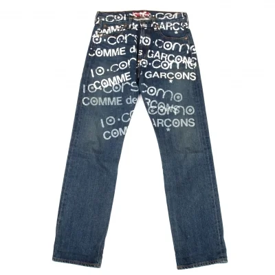ジュンヤワタナベマン コムデギャルソン Levi's 503 コルソコモプリントデニムパンツ