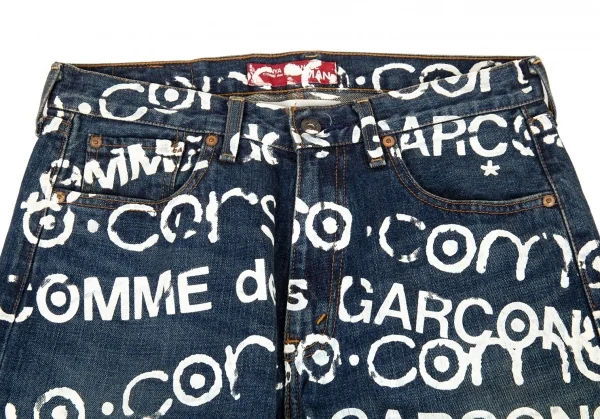 ジュンヤワタナベマン コムデギャルソン Levi's 503 コルソコモプリントデニムパンツ インディゴ30 K-94471_003