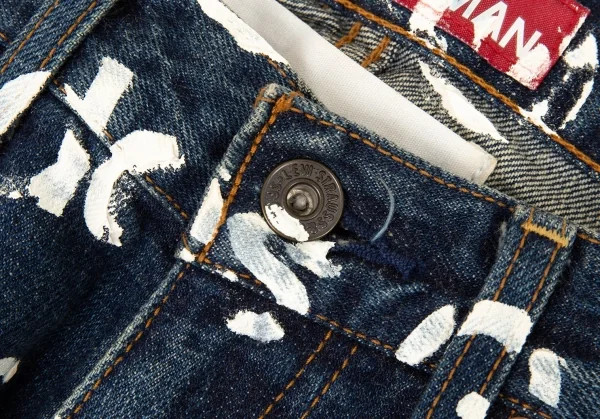 ジュンヤワタナベマン コムデギャルソン Levi's 503 コルソコモプリントデニムパンツ インディゴ30 K-94471_004