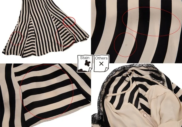 3.1フィリップリム 3.1 Phillip Lim シルクレース装飾ストライプ