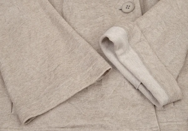 レキップ ヨシエイナバL'EQUIPE YOSHIE INABA リネンポリシワ加工グリッタージャケット ベージュ38 K-94629_006