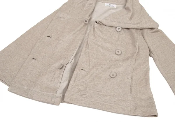 レキップ ヨシエイナバL'EQUIPE YOSHIE INABA リネンポリシワ加工グリッタージャケット ベージュ38 K-94629_009