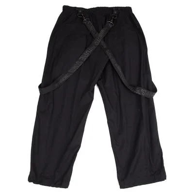 ワイスリーY-3 メッセージプリントサスペンダーパンツ