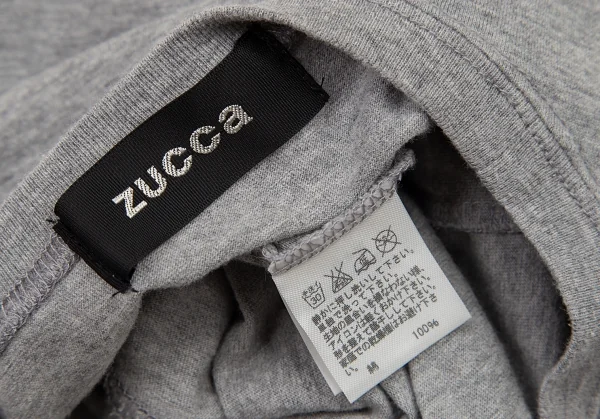 ズッカzucca フォックスプリントTシャツ 杢グレーM K-94800_010