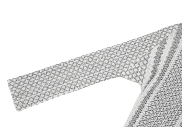 プリーツプリーズPLEATS PLEASE マルチラインストライプカーディガン グレー濃淡3 K-94828_006