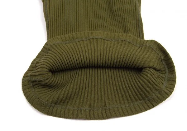 ジュンヤワタナベ コムデギャルソンJUNYA WATANABE COMME des GARCONS ファーフード付きコマンドニットワンピース カーキS K-94855_011