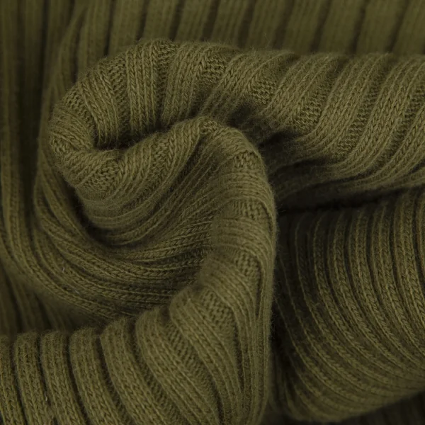 ジュンヤワタナベ コムデギャルソンJUNYA WATANABE COMME des GARCONS ファーフード付きコマンドニットワンピース カーキS K-94855_015