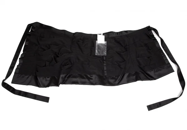 コムデギャルソンCOMME des GARCONS シルクウールサテンティアードギャザーラップスカート 黒S K-94866_006