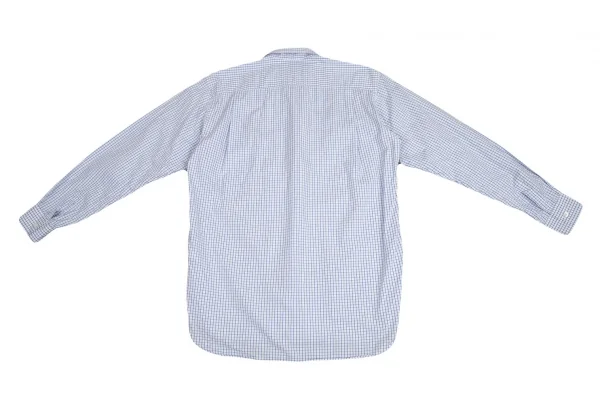 コムデギャルソン シャツCOMME des GARCONS SHIRT ウインドウチェックホックシャツ 白青M K-94888_013