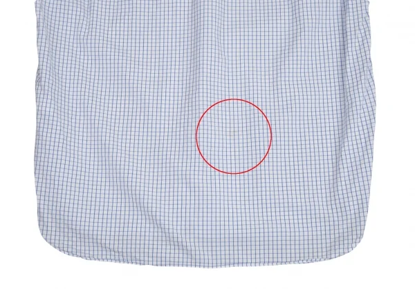 コムデギャルソン シャツCOMME des GARCONS SHIRT ウインドウチェックホックシャツ 白青M K-94888_015