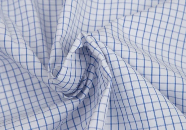 コムデギャルソン シャツCOMME des GARCONS SHIRT ウインドウチェックホックシャツ 白青M K-94888_017