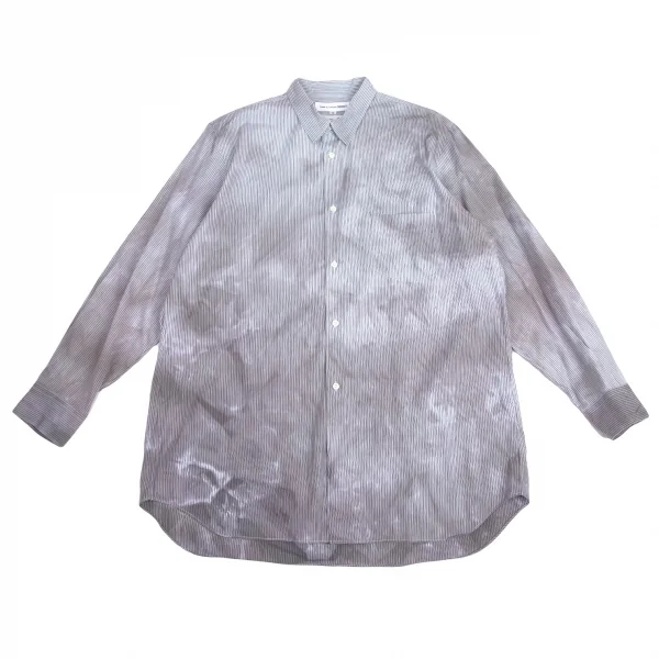 コムデギャルソン シャツCOMME des GARCONS SHIRT むら染めストライプシャツ