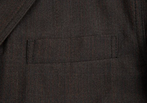 コムデギャルソン オムCOMME des GARCONS HOMME 裏ストライプパッカリングウールジャケット ダークブラウンL K-94894_004