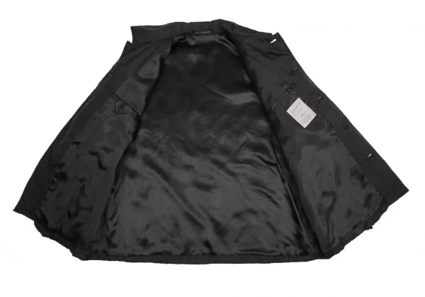 ヨウジヤマモト プールオムYohji Yamamoto POUR HOMME シルクガネーシャ刺繍中綿ジャケット 黒M K-94988_013