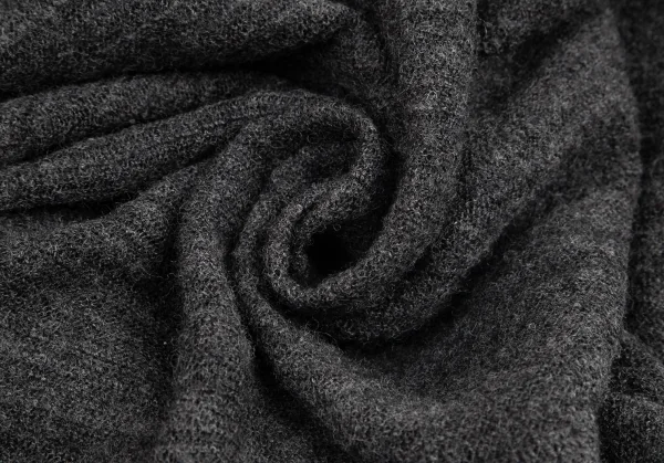 ヨウジヤマモト プールオムYohji Yamamoto POUR HOMME ウールニットロングシャツ グレー3 K-95001_012