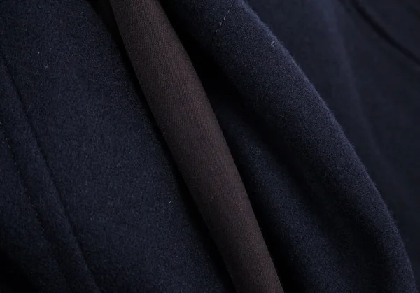 ヨウジヤマモト プールオムYohji Yamamoto POUR HOMME フロントタクティカルポケット切替ジャケット 紺黒3 K-95012_014