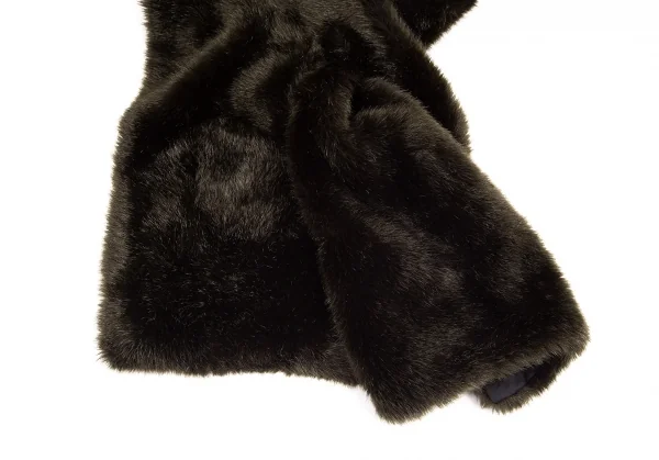 コムデギャルソンCOMME des GARCONS フェイクファーショール 茶 (K-95115)
