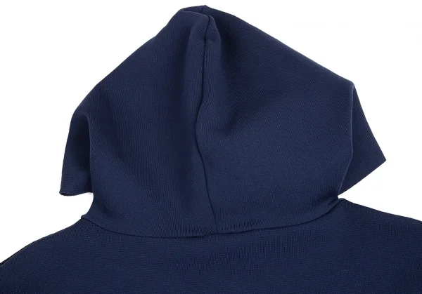 エンポリオ アルマーニEMPORIO ARMANI メッシュ切替フードカットソー 青黒46 K-95130_010
