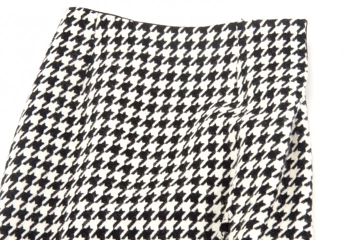ヨウジヤマモトファムYohji Yamamoto FEMME 千鳥格子切りっぱなし 