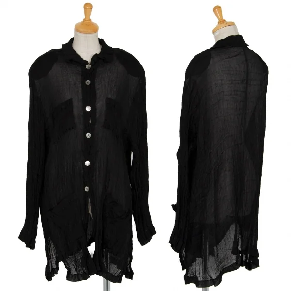 センソユニコt.b SENSOUNICO シワプリーツジャケット 黒M位 K-95182_001