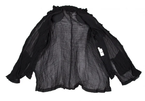 センソユニコt.b SENSOUNICO シワプリーツジャケット 黒M位 K-95182_011