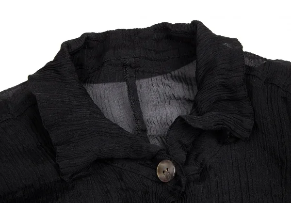 センソユニコt.b SENSOUNICO シワプリーツジャケット 黒M位 K-95182_004