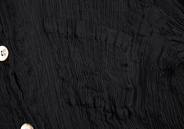 センソユニコt.b SENSOUNICO シワプリーツジャケット 黒M位 K-95182_006