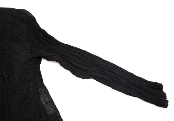 センソユニコt.b SENSOUNICO シワプリーツジャケット 黒M位 K-95182_007