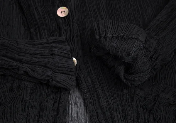 センソユニコt.b SENSOUNICO シワプリーツジャケット 黒M位 K-95182_008