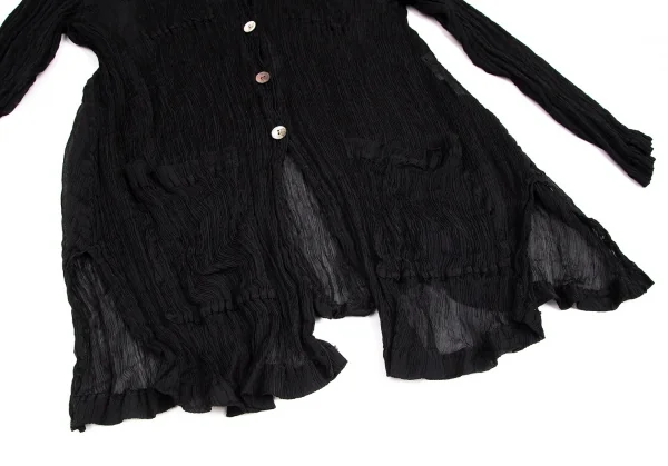 センソユニコt.b SENSOUNICO シワプリーツジャケット 黒M位 K-95182_009