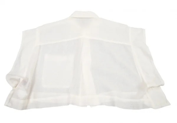 タケシコウサカバイ ワイズ ピンクレーベルTAKESHI KOSAKA by Y's Pink Label サイドボタン留めボックスシルエットシャツ オフ2 K-95206_010