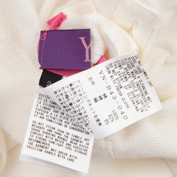 タケシコウサカバイ ワイズ ピンクレーベルTAKESHI KOSAKA by Y's Pink Label サイドボタン留めボックスシルエットシャツ オフ2 K-95206_015