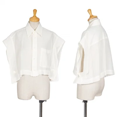 タケシコウサカバイ ワイズ ピンクレーベルTAKESHI KOSAKA by Y's Pink Label サイドボタン留めボックスシルエットシャツ