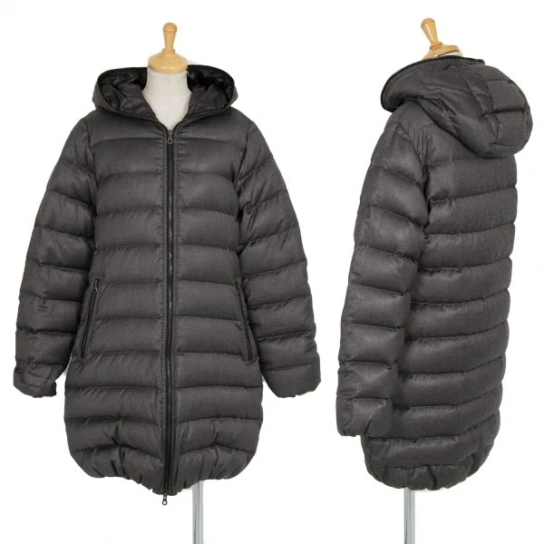 デュベティカDUVETICA アチェACE ウールダウンコート グレー42 K-95275_001