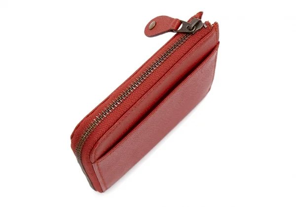 イビサIBIZA レザーミニウォレット 朱 K-95286_010