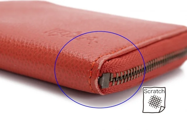 イビサIBIZA レザーミニウォレット 朱 K-95286_006