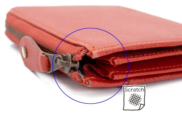 イビサIBIZA レザーミニウォレット 朱 K-95286_008