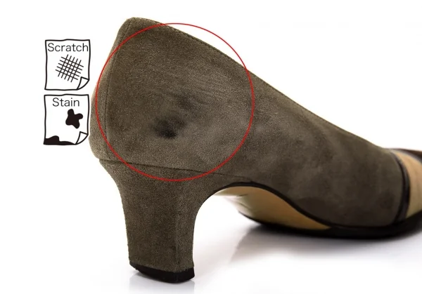 サルバトーレフェラガモSalvatoreFerragamo スウェードトリカラー切替パンプス グレーベージュ茶5(22位) K-95297_012