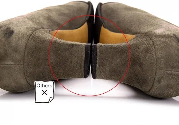 サルバトーレフェラガモSalvatoreFerragamo スウェードトリカラー切替パンプス グレーベージュ茶5(22位) K-95297_014