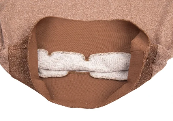 ツモリチサトTSUMORI CHISATO グリッタードルマンスリーブスウェット 茶2 K-95312_008