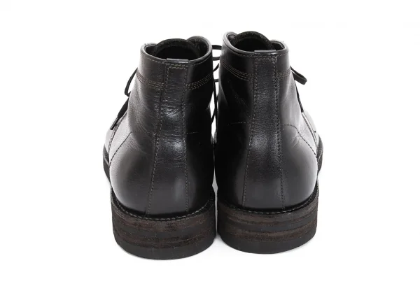 コムデギャルソン オムCOMME des GARCONS HOMME トリプルステッチレザーチャッカブーツ 黒26 K-95351_007